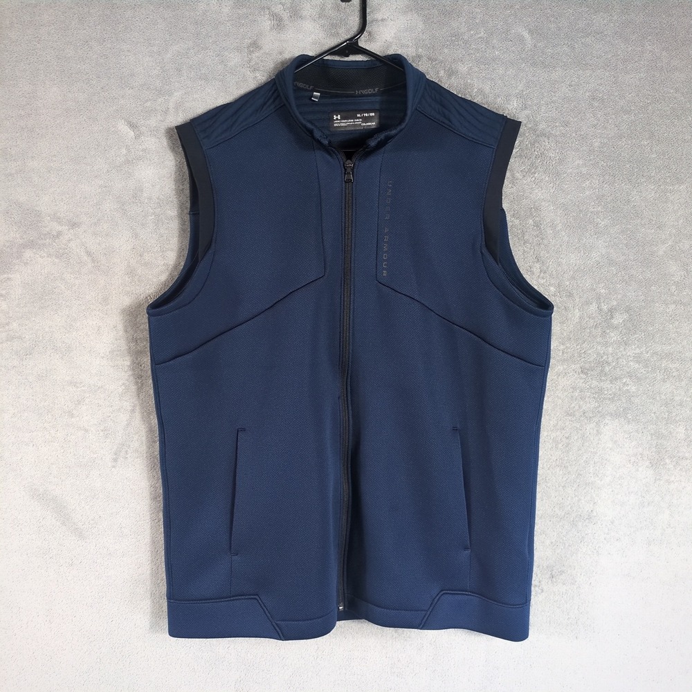 Under Armour Men's Navy Blue Sleeveless Performance Vest